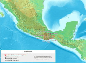 Localização de Zapotecas
