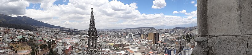 Vista desde la parte superior de la Basílica.