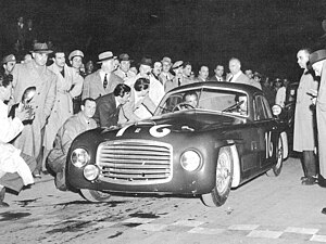 Biondetti and Navone wins 1948 Mille Miglia in Ferrari 166 S.