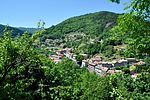 Vue générale du village d'Albon depuis le sud-est.