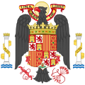 Coat of Arms of Spain, 1945-1977 Phylactery Variant