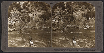 Jhelum River at Uri in Kashmir, 1903