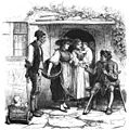 Die Gartenlaube (1869) b 608.jpg „Krappenzacher, der einen Stelzfuß hatte, war der sogenannte Heirathsmacher in der Gegend“