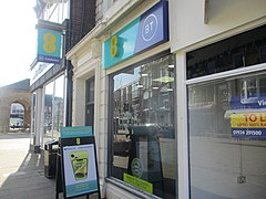 EE and BT shop, Market Place, Pontefract (8th April 2023).jpg