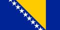 Bandiera della Bosnia ed Erzegovina usata come bandiera della Federazione di Bosnia ed Erzegovina (14 giugno 2007-oggi)