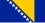 Bandiera della nazione Bosnia Erzegovina