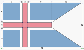 State and war flag (construction sheet)