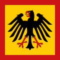Vlajka německého prezidenta Poměr stran: 1:1