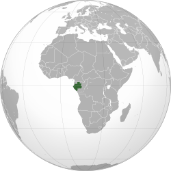 Location of Gabon