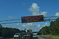 Image 11Annual traffic deaths sign over I-95 in Georgia, US, indicating more than three deaths per day (from Road traffic safety)