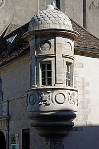 Hôtel de Berbis en Dijon, Francia, arquitecto desconocido, 1552-1558