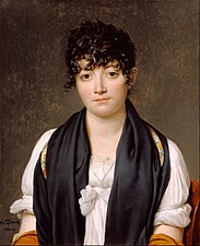 Jacques-Louis David, Portrait de Suzanne Le Peletier de Saint-Fargeau, 1804.