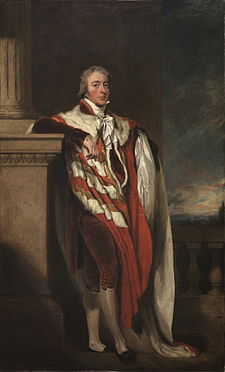 Hrabě z Westmorlandu jako lord strážce tajné pečeti (Thomas Lawrence, 1806, Museo del Prado)