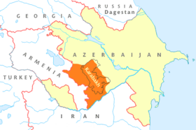 Peta wewengkon Kaukasus