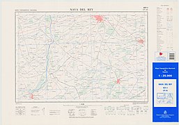 Mapa Topográfico del año 1995