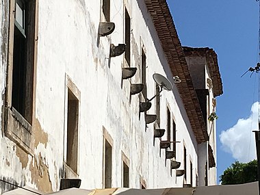 Restos do Palácio da Boa Vista, construído por Maurício de Nassau em 1643 e integrado ao Convento do Carmo a partir de 1654