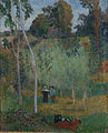 Paul Gauguin : Berger et bergère dans un pré ou Conversation dans les prés (1888) 1