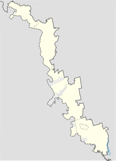 Mapa konturowa Naddniestrza, na dole po prawej znajduje się punkt z opisem „Tyraspol”