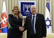 zamma mìt’m isràeelischa Schtààtspresidant Reuven Rivlin z’ Jerusalem ìm Janner 2020