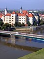 Schloss Hartenfels Torgau road bridge B87