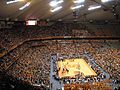 Der Carrier Dome während eines Basketballspiels im Februar 2011