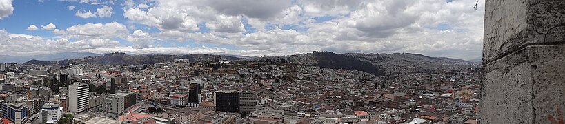 Vista desde la parte superior de la Basílica.