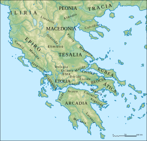 Regions of Ancient Greece.