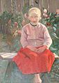 Visserskind in Neuendorf door Clara Arnheim (1906)