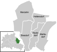 Окружна карта на Марцан-Хелерсдорф