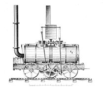 La Salamanca, 1812, primera locomotora que va funcionar en servei comercial.