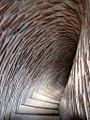 Stairway inside Burana Tower, near Tokmok