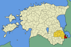 Värska Parish within Põlva County.