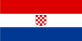 Bandera de Croacia dentro de Yugoslavia (25 de julio - 21 de diciembre de 1990)