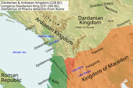 Reino de Iliria y el reino de Dardania (228 a. C.)