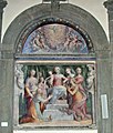 Formello, affresco di Domenico Palmieri nella navata sinistra della chiesa di San Lorenzo