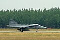 JAS 39 Gripen of the Hungarian Air Force at Kecskemét Open Day 2007.