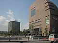 Kitakyushu city hall and Riverwalk's NHK building / 北九州市役所とNHK北九州放送局が入居しているリバーウォーク北九州が立ち並ぶ