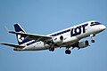 LOT Embraer E-170 landing at London Heathrow Airport, England (2007)