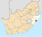 ILembe District within South Africa