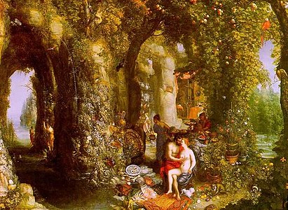 Ulysse et Calypso Jan Brueghel l'Ancien, 1616 Johnny van Haeften Gallery, Londres.