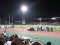 Partido entre Melbourne Storm y South Sydney Rabbitohs en el Olympic Park.