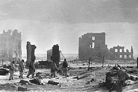 Stalingrad 1943ko otsailean, Armada Gorriaren garaipenaren ostean