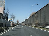 埼玉県さいたま市岩槻区、下り方面（右手は東北自動車道、2009年2月）