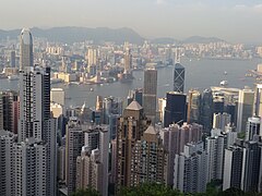 Skyline over the Hong Kong Harbour.jpg