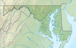 Location of Little Seneca Lake in Maryland, USA.