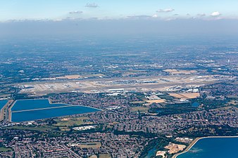 London Heathrow Airport, aerial view
