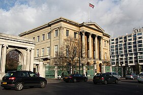 Apsley House next to the gate