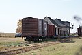 CNR boxcars Unity baggage shed, and Argo Train Station