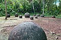 sfere de piera de ła cultura Dicuìs int'el sito ONUESC de Finca 6