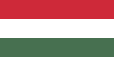 Drapeau de la Hongrie depuis 1957.